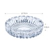 TOYOSASAKI GLASS (東洋佐々木ガラス) Glass Tabletop Ashtray Made in Japan P-05507-JAN