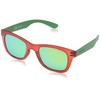 Police S1944 50z75v Wayfarer Sunglasses, Red,Green & Blue Mirrored, 50