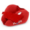 Yogibo Neck Pillow, X Logo, Red