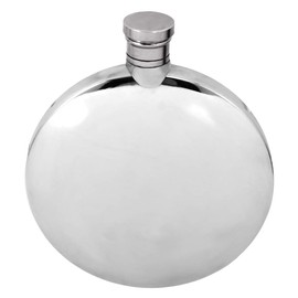 English Pewter Company 6oz Ellipse Pewter Liquor Hip Flask [FL201]