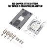 PC Water Cooling Block,Computer CPU Water Cooling Block Waterblock Copper