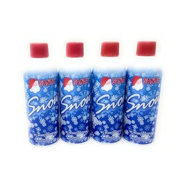 Riyan (4 Cans Santa Snow Spray 9oz Holiday Christmas Craft Window Decoration