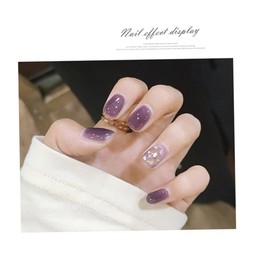 Healeved 1set Creative Nail Patches Colors Colored Shell Nail Art Stickers for Manicure Designs Easy to Apply for Parties and Home Decor