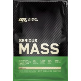 OPTIMUM NUTRITION SERIOUS MASS 12lb Protein Muscle Building Weight Gain.EXP 3/26