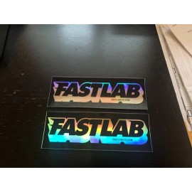 FASTLAB 2PC STICKER SET UTV PARTS AND ACCESSORIES CHROME