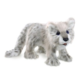 Snow Leopard Cub Hand Puppet