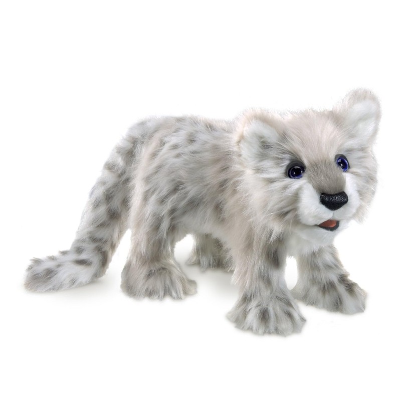 Snow Leopard Cub Hand Puppet