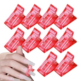 Nail Tip Clip | Gel Nail Clip Extension Nail Mold | Poly Nail Gel Nail Clip ABS Manicure Tool for Nail Shaping Nail Extension