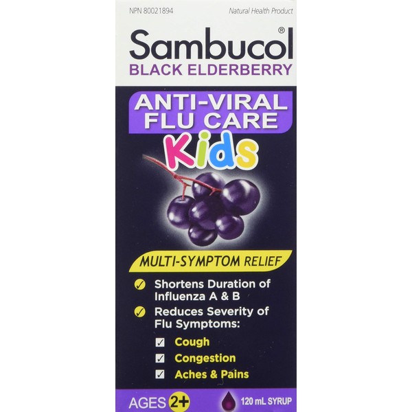 Sambucol Black Elderberry for Kids 120 Milliliter