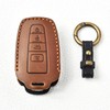 OFFCURVE Key Fob Cover Leather Car Key Case Compatible with