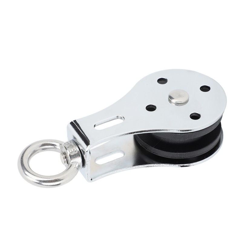 Lifting Single Pulley High Load Bearing Iron Noise Free Swivel