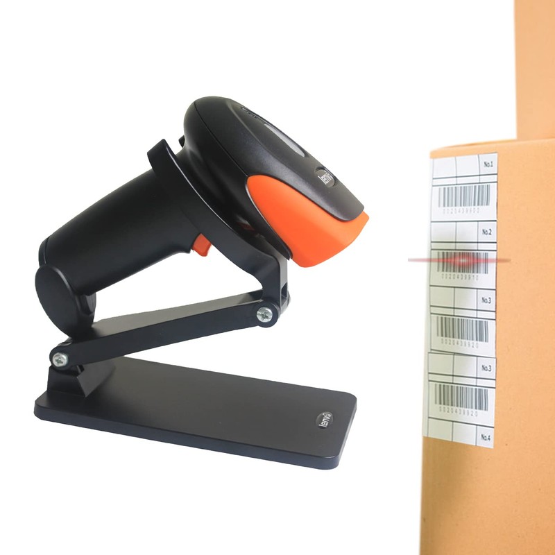 LENVII Hands-free Adjustable Barcode Scanner Stand, Universal Barcode Scanner Holder