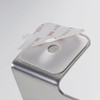 Tiger Colar Spare Toilet Roll Holder, Mounting Without Drilling, Stainless