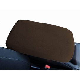 Car Console Covers Plus Made in USA Designed for Subaru Ascent 2019-2024 Fleece Auto Armrest Center Console Cover Protector Brown