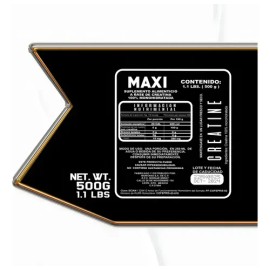 Creatina Monohidratada Maxi Protein de Sandía 500g para Rendimiento y Masa Muscular                                                                   