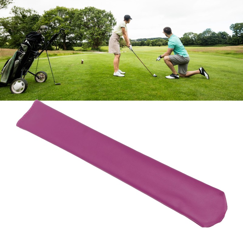 Golf Alignment Stick Holder Cover PU Leather Golf Alignment Stick