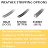 Weather Stripping Door Draft Stopper for Doors/Windows 18 Feet, Self-Adhesive