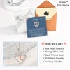 JETBON Granny Gifts - Granny Gifts Necklace - Silver Heart