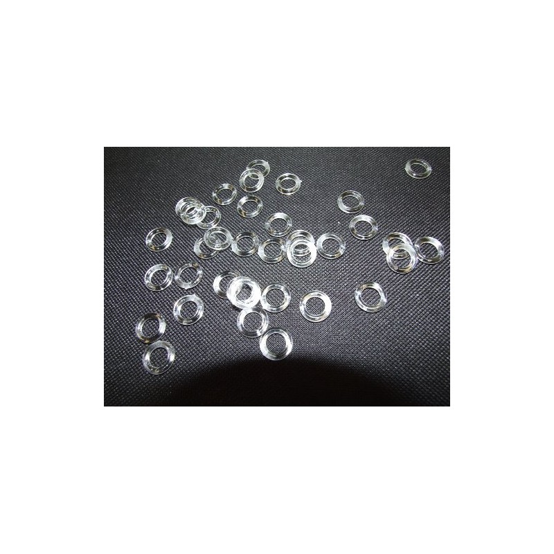 Plastic roman blind rings 13mm - sold loose in 100s