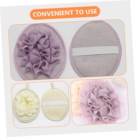 BIUDECO Bath Accessory Set 4pcs Bath Loofah Sponges for Shower Body Scrubbers Women