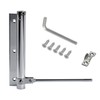 Bolt Door Lock, Automatic Spring, Universal, silver