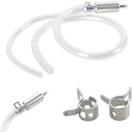 Wentoenapp Brake Bleeder Hose, Universal Clutch One Way Valve Tube Bleeding Tool, Hydraulic Brake Fluid Bleeder Replacement Hose, Vehicle Repair Accessories for Brake, Brake System Bleeding Tools