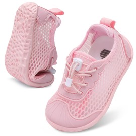 BARERUN Toddler Swim Aqua Socks Quick Dry Barefoot Skin Shoes for Beach Sports Pink 6-12 Months Infant