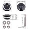 ANJOSHI Quick Release Latch Lock Clip Push Button Bonnet Kit