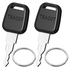 Ancable TSA Key 007, Pack of 2 TSA007 Keys, Multifunctional Luggage Key, TSA Key Compatible with Luggage, Suitcase, Password Locks, TSA Lock