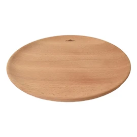 FORESTABLE Plate Dish, Medium, Wood, Natural Wood, Outdoor, Camping, Flat Plate, 8.3 inches (21 cm)