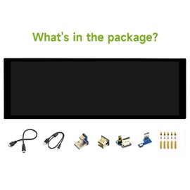 LUCKFOX 7.9-inch HDMI Touchscreen LCD Display, Waveshare 400(H) x 1280(V) Pixels IPS Screen, 60Hz Computer Monitor, for Raspberry Pi OS/Ubuntu/Jetson Nano/PC Windows 11/10/8.1/8/7