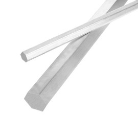 1PC Titanium Hexagonal Rods Titanium Hex Rod Bar Opposite Side Distance 0.19" 5mm/0.31" 8mm Length 3.94" 100mm(Opposite Side 8mm)
