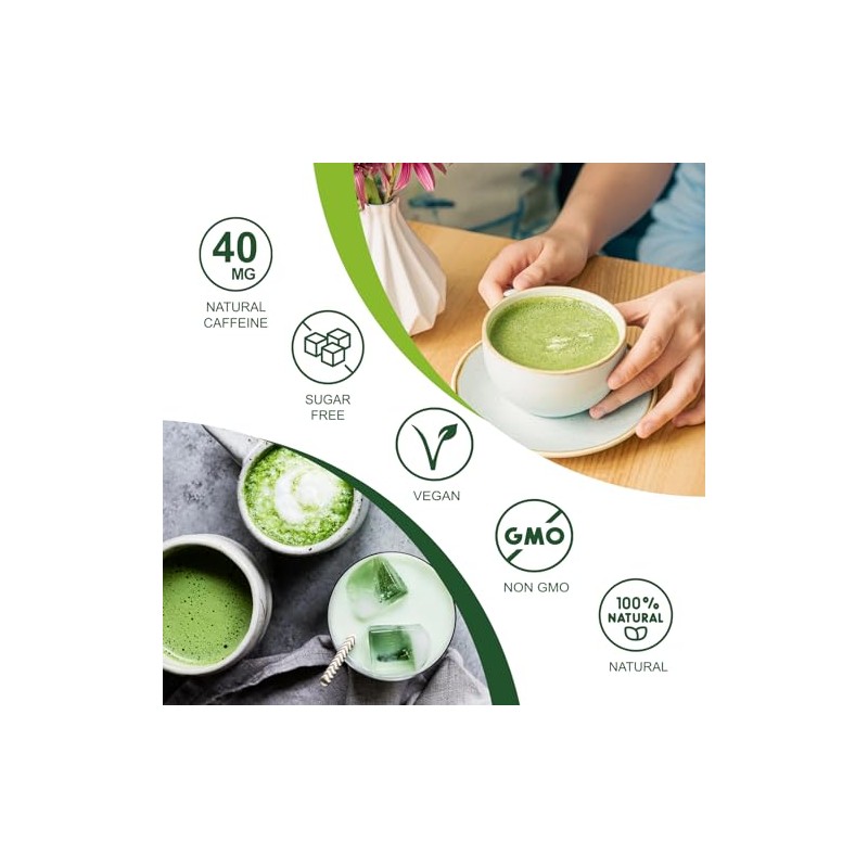 ORGFUN Mushroom Matcha - Ceremonial Matcha with Superfood Mushrooms