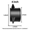 4 inch Soffit Vents, ABS Air Vent Cover Round Vent