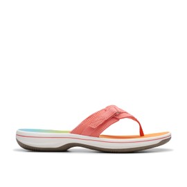 Clarks Clarks Women's Breeze Sea Flip-Flop, Multicolor Synthetic, 9