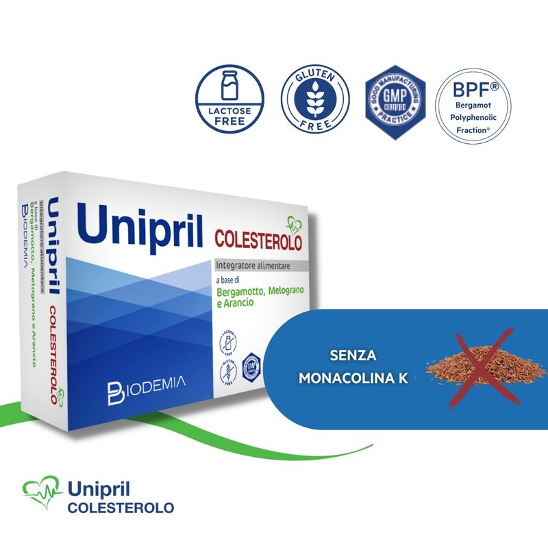 Global Pharmacies Partner Unipril Colesterolo 30 Capsule Gastroresistenti