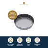 MasterClass Crusty Bake 18 cm Perforated Quiche Tin with PFOA