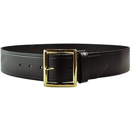 Tactical 365® Operation First Response Police & Security Black Leather Duty Garrison Belt Made in the USA (Gold, 44)
