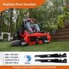 742P05177A-X Mulching Mower Blades Compatible With Cub Cad et 42"