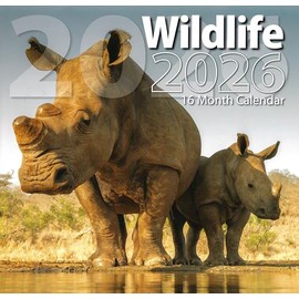 2026 Wildlife Full Size Wall Calendar for Planning, Scheduling, and Organizing