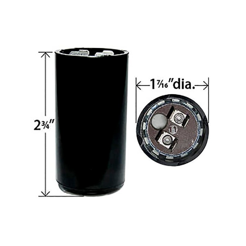 USA 88-108 uF/MFD 165 VAC 50/60 Hz AC Round Start