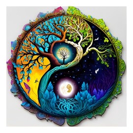 Diamond Painting Kits for Adults, DIY Tree Diamond Art Kits for Adults, Gem Art Kits for Gifts and Home Decor 14x14 Inch