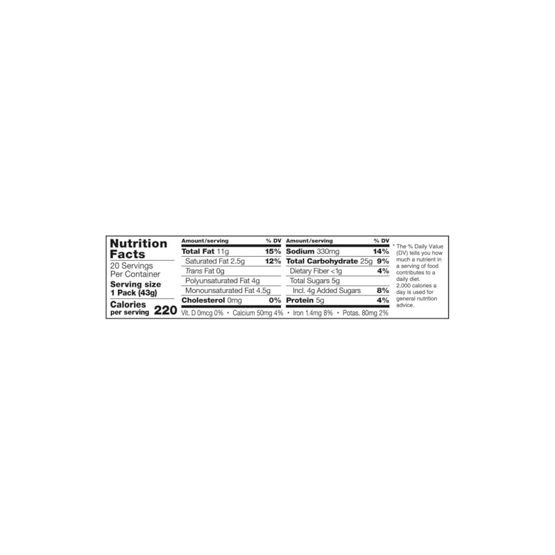 Lance ToastChee Peanut Butter Crackers Pack – 1.52 oz. (40