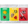 Chef Aid Blue Poly Chopping Board, Multipurpose Anti-Slip Surface, Easy