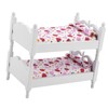 1:12 Doll House Mini Furniture Children Bedroom Model Bunk Bed