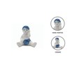 Collectible Hand Painted Delft Blue Ceramic 1.75" Miniature Baby Boy