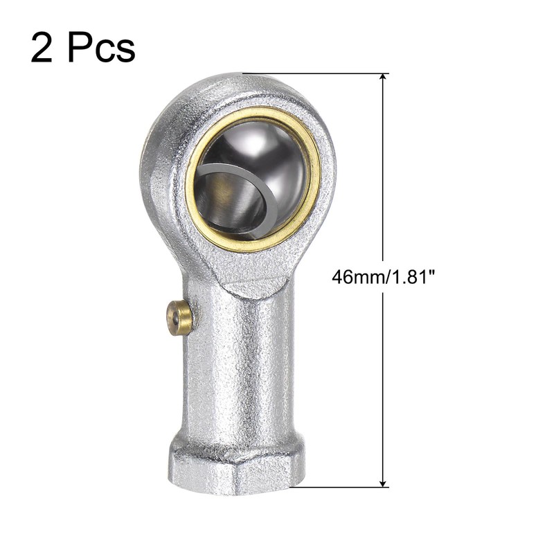 sourcing map 2pcs PHSB5 Female Rod End Bearing 5/16 Inch