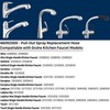 46092000 46174000 Grohe Kitchen Faucet Hose Replacement, Ladylux Metalflex Hose
