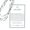 My Saint My Hero Hail Mary Morse Code Prayer Rope