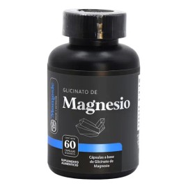 Glicinato De Magnesio 60 Cápsulas  Magnesium Glycinate Supplement, 60 Caps                                                                            